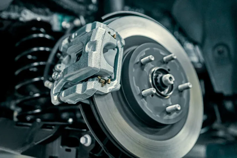 Brake disc and calliper assembly, brake repairs at HM Motors